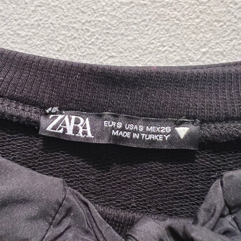 Black Zara sweater with bow details - Picture 3 of 3